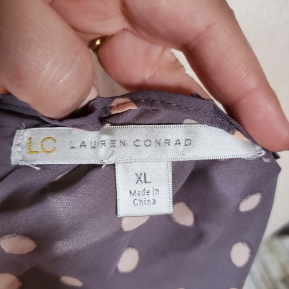 Lauren Conrad polka dot blouse - Picture 4 of 4